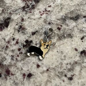 Mini Corgi enamel keychain/backpack accessory